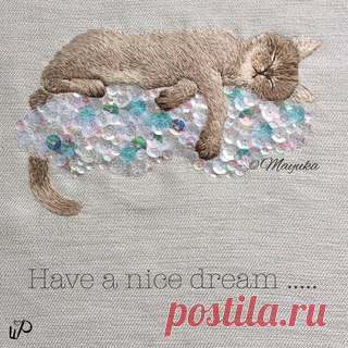 Милая вышивка