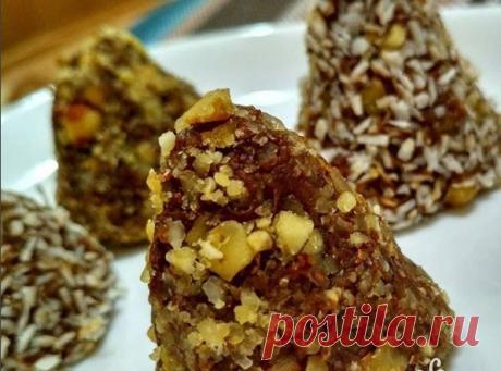 Шоколадно-ореховые конфетки своими руками. Вкуснее любых магазинных! Наслаждайся абсолютно не вредными, очень вкусными и низкокалорийными конфетками!