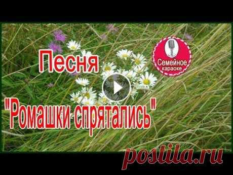 Караоке.  Песня &quot;Ромашки спрятались&quot;. Караоке. Песня &quot;Ромашки спрятались&quot;. Слова: И. Шаферана Музыка: Е. Птичкина ========================= Текст песни &quot;Ромашки спрятались&amp;q...