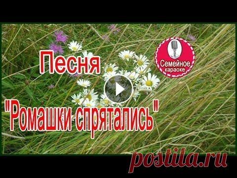 Караоке.  Песня "Ромашки спрятались". Караоке. Песня "Ромашки спрятались". Слова: И. Шаферана Музыка: Е. Птичкина ========================= Текст песни "Ромашки спрятались&q...