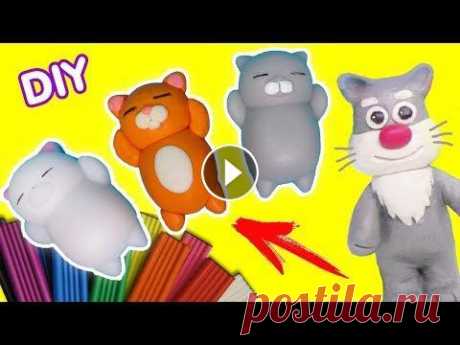 КАК СЛЕПИТЬ СКВИШИ ИЗ ПЛАСТИЛИНА  |  DIY CAT SQUISHY Мягкие КОТИКИ SQUISHIES я заказывал на сайте АлиЭкспресс ► КАК СДЕЛАТЬ СКВИШИ СВОИМИ РУКАМИ ИЗ ПЛАСТИЛИНА. Как слепить из пластилина котика Сквиши. ПО...