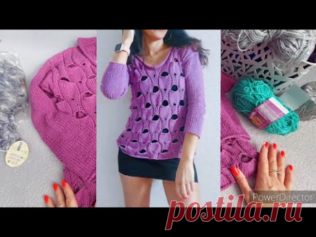 🔥ОРИГИНАЛЬНАЯ ТУНИКА/ ПРЯЖА С ПАЙЕТКАМИ/НОВЫЙ ПРОЕКТ ИЗ МЕХА КРОЛИК