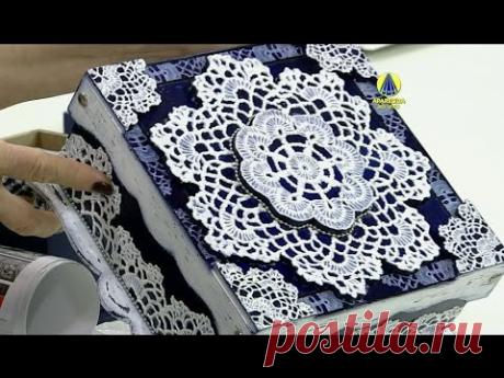 Santa Receita | Caixa em papel crochê por Jorge Pinto - 30 de março de 2016