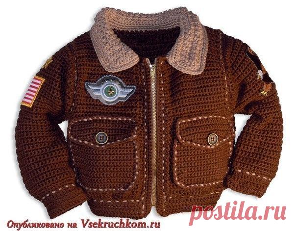 Пилотская куртка для мальчика