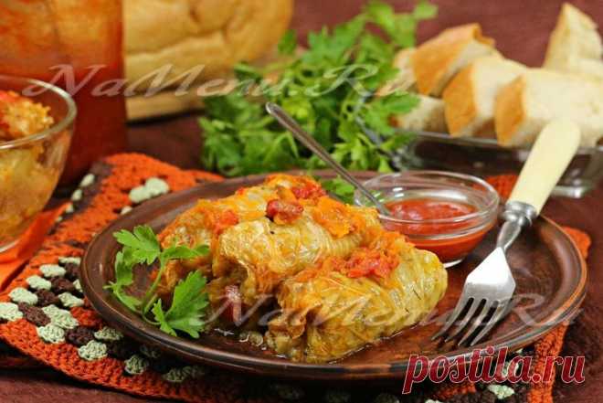 Постные голубцы из пекинской капусты, рецепт с фото