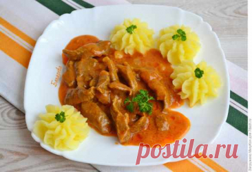Говядина по-строгановски. Я её просто обожаю! — Домашняя кулинария
