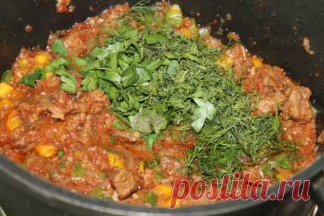 Родом из Грузии… «Острый» Чашушули — Готовим дома