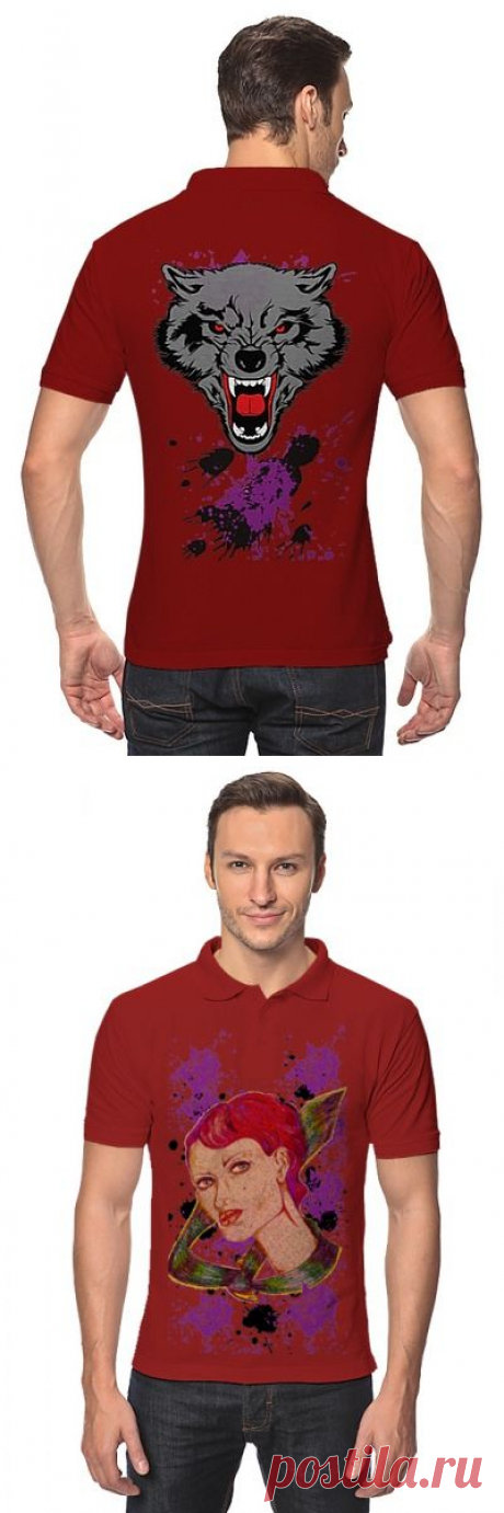 Рубашка Поло &quot;Девушка в галстуке.&quot; от Printissimo - Printio