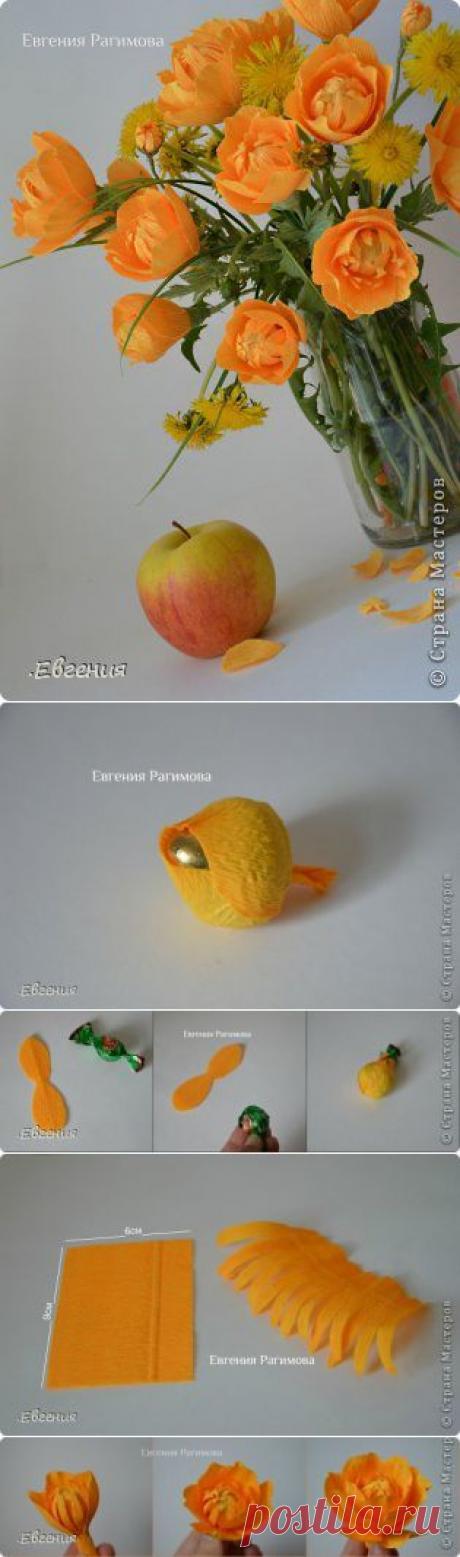 (+1) тема - Купальницы (огоньки) МК | Очумелые ручки