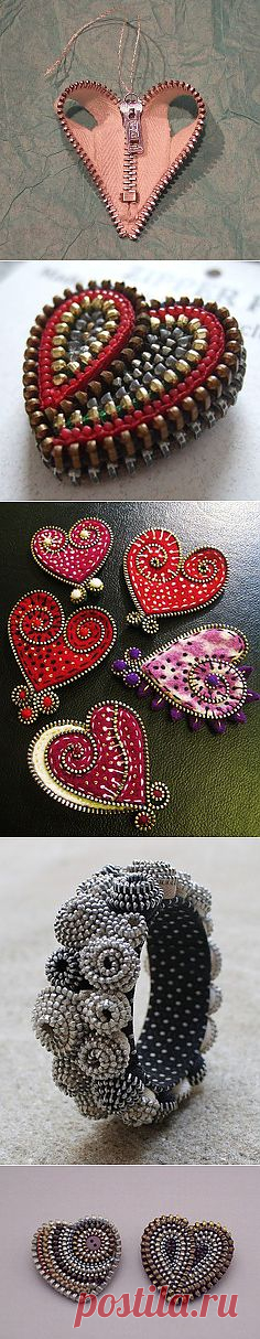 How to: Zipper heart | Crafting