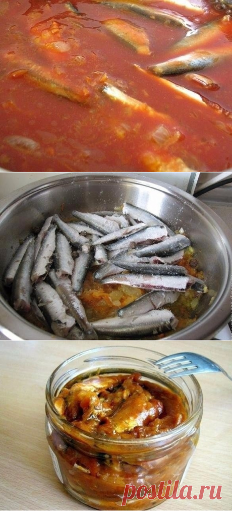 ДОМАШНЯЯ КИЛЬКА В ТОМАТЕ | Вкусные рецепты