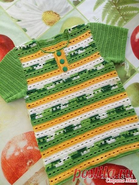 Рубашка-Поло для мальчика или как я собрала волю в кулак - Вязание - Страна Мам