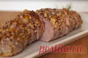 Свиная вырезка в меду и горчице - Простые рецепты Овкусе.ру