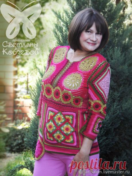 Туника "Яркая палитра" – купить в интернет-магазине на Ярмарке Мастеров с доставкой - FEOVBRU | Краснодар