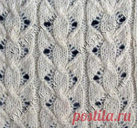 Узоры спицами простые и красивые 
Узор спицами

Изделие, связанное этим узором, изящно подчеркивает фигуру. Вязаное полотно упругое, хорошо держит форму. Раппорт вязаного узора достаточно хорошо сопрягается с различными  резинками, д…