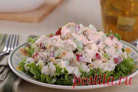 Салат из курицы с яблоками и орехами - &quot;Вкусные Рецепты&quot; - bondarevati@mail.ru - Почта Mail.Ru