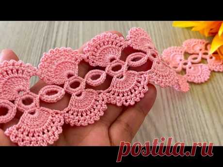 THIS PATTERN IS SUPER SIMPLE and FAST🥰 Crochet Multi-Purpose Edge Lace