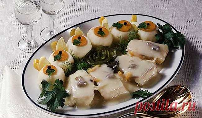 Рыба, варенная в молоке
