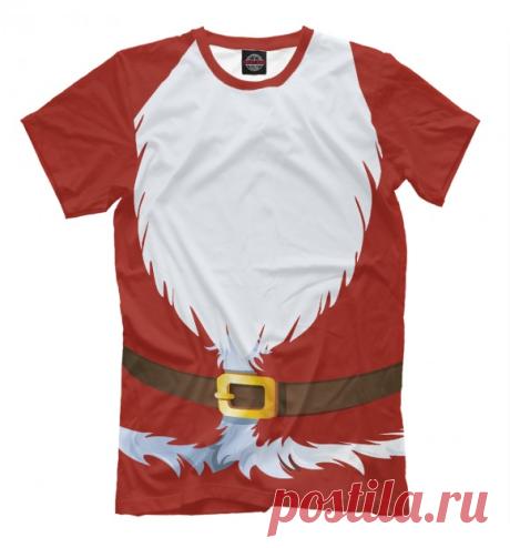 Мужская футболка Дед Мороз NOV-221342-fut-2 - купить в Print Bar