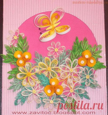 Мастера рукоделия - рукоделие для дома. Бесплатные мастер-классы, фото и видео уроки - Мастер-класс по квиллингу: Как сделать бабочку