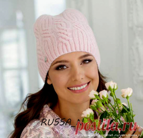 Шапочка спицами (узор)