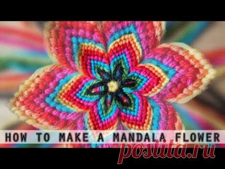 Knüpfblume | DIY | Mandala flower