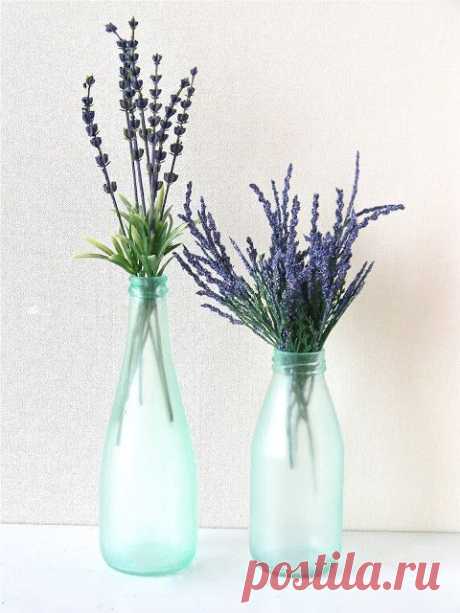 Бутылка &quot;из морского стекла&quot; - Ярмарка Мастеров - ручная работа, handmade