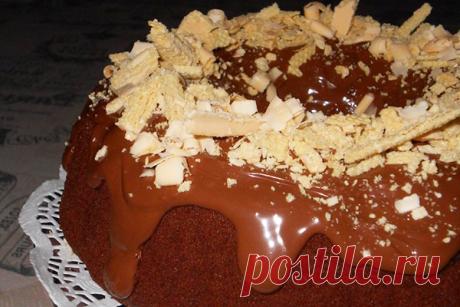 Легкий шоколадный торт Нутелла — ДОМАШНИЕ