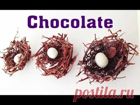 Chocolate Nest chocolate decoration HOW TO COOK THAT Ann Reardon