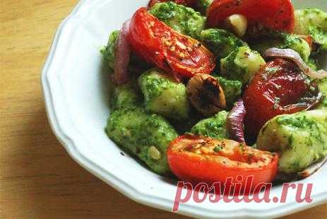 Ньокки с соусом песто из цуккини