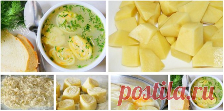 ВКУСНЫЙ КУРИНЫЙ СУП С СЫРНЫМИ РУЛЕТИКАМИ