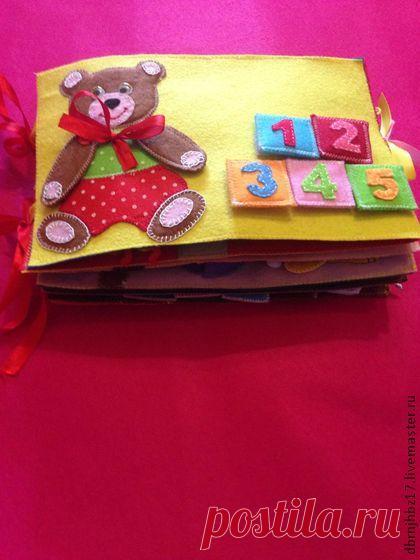 Книжка для детей - книжка из фетра,книга ручной работы,книжка,развивающая игрушка