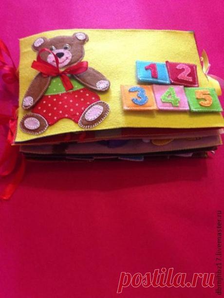 Книжка для детей - книжка из фетра,книга ручной работы,книжка,развивающая игрушка