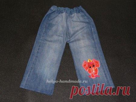 Шьем детские джинсы своими руками, мастер-класс