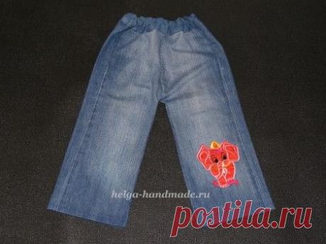 Шьем детские джинсы своими руками, мастер-класс