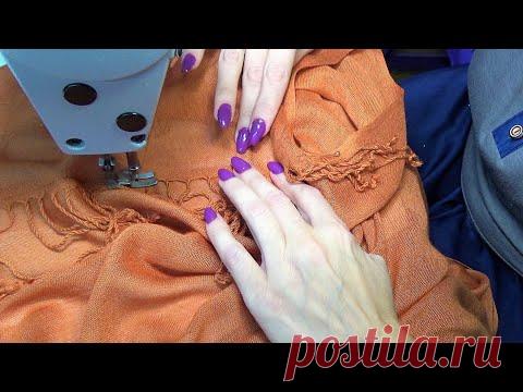 ШАЛЬНАЯ БЛУЗА из Вашего палантина 😲 Два шва без хитростей и кроя