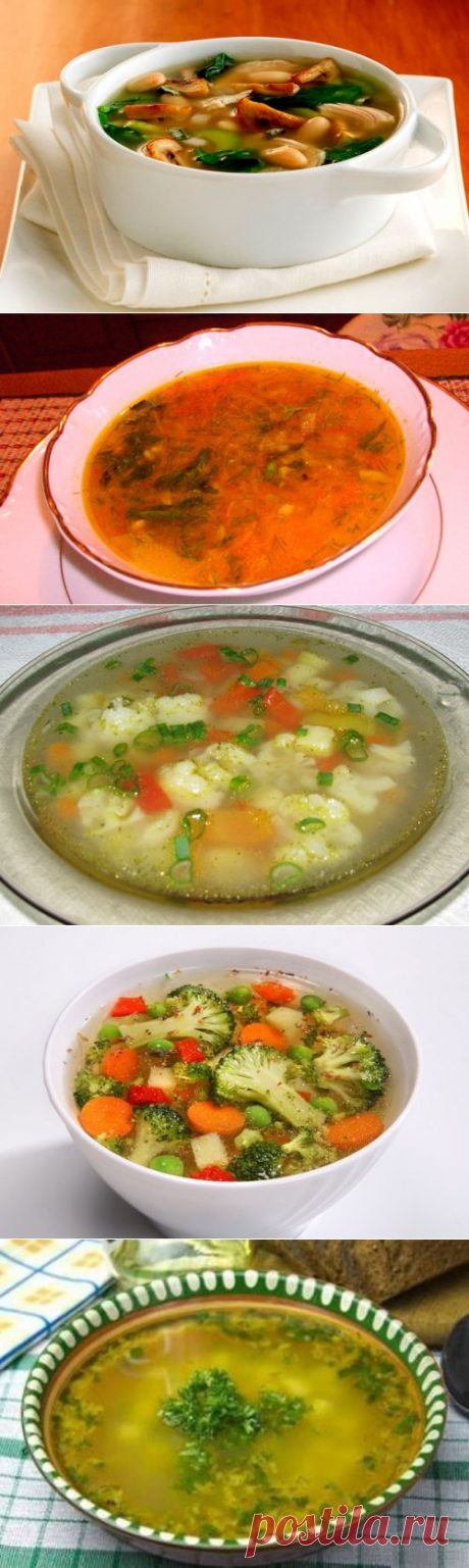 Супы из капусты (постные) несколько рецептов.