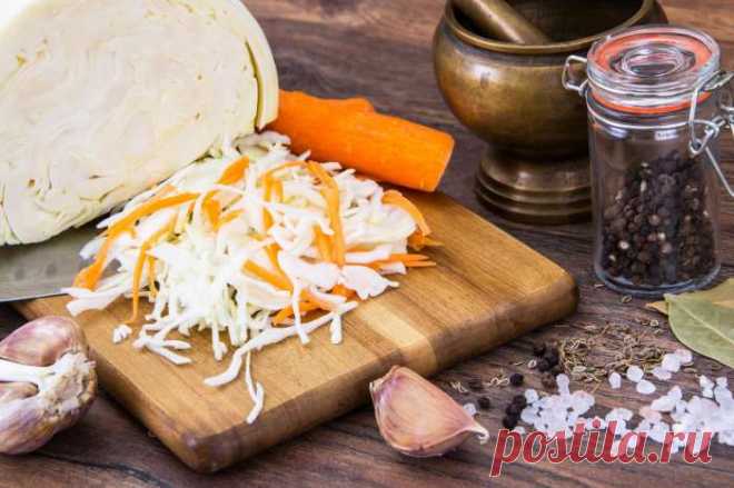 Капуста моментального приготовления. Секрет фантастического вкуса — в соблюдении точных пропорций.