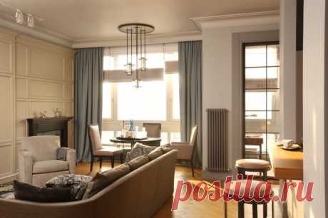 Houzz тур: Квартира, где соседствуют респектабельность и лаконичность