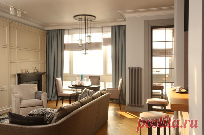 Houzz тур: Квартира, где соседствуют респектабельность и лаконичность