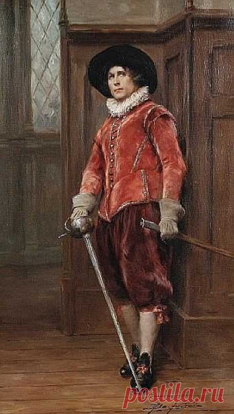 Alex de Andreis (British, 1880-1929) The cavalier - Salvabrani
