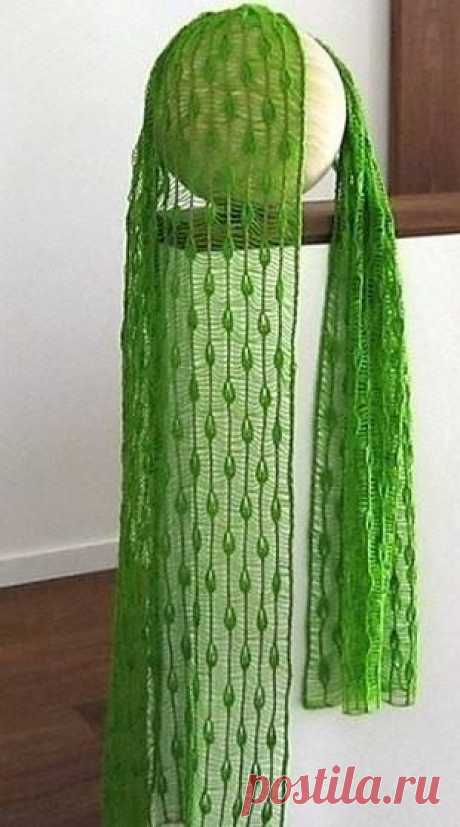 Палантин Капли дождя. Схема