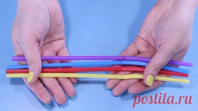 Свисток и дудочка из коктейльных трубочек - дети в восторге от этих поделок | Легко и Просто | Яндекс Дзен