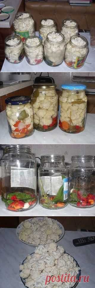 Маринованная цветная капуста