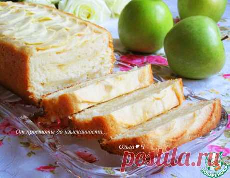 Слоёный манник с яблоками – кулинарный рецепт