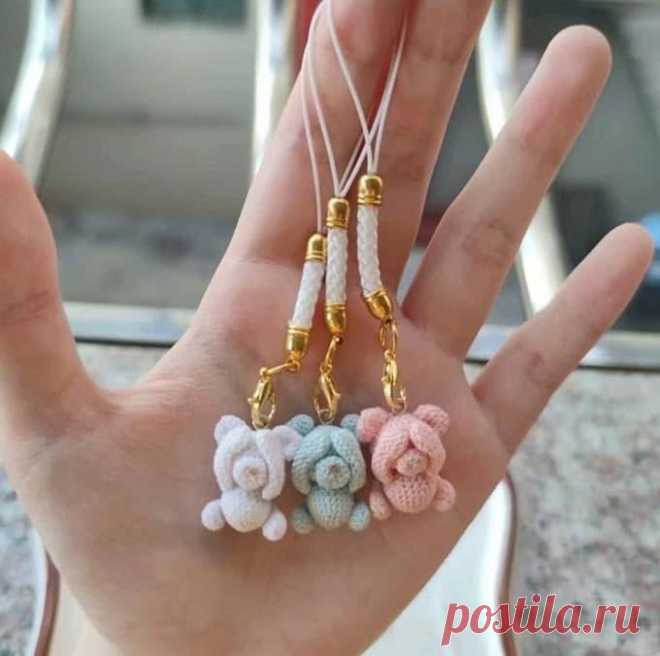Стеснительный мишка крючком. Амигуруми схемы и описания. Автор: неизвестен | IRINELY.ART