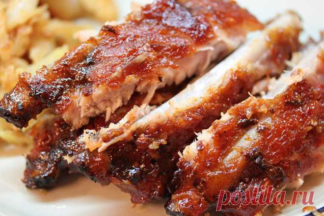 Свиные рёбрышки барбекю почти как в Tony Roma's - Foodclub — кулинарные рецепты с пошаговыми фотографиями