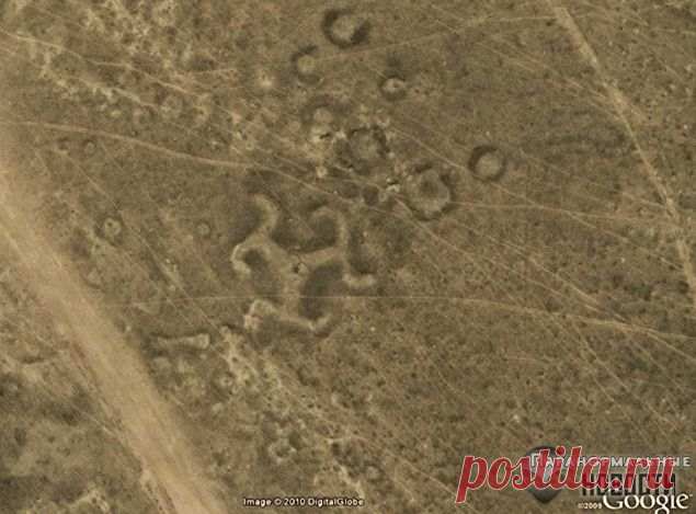 Гигантские геоглифы Казахстана - 26 Сентября 2014 - Паранормальные новости