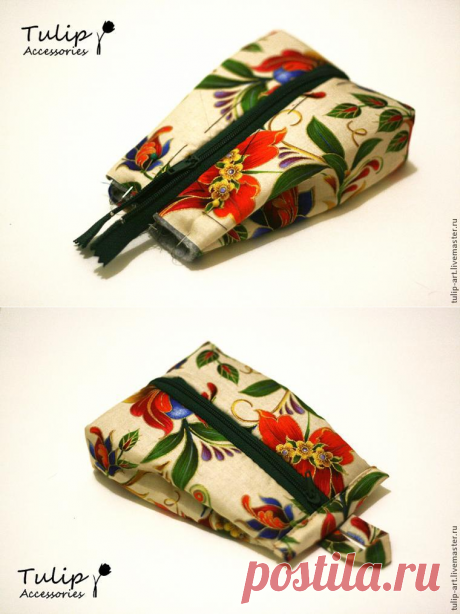 Мастер-класс: Сумочка-косметичка - Ярмарка Мастеров - ручная работа, handmade