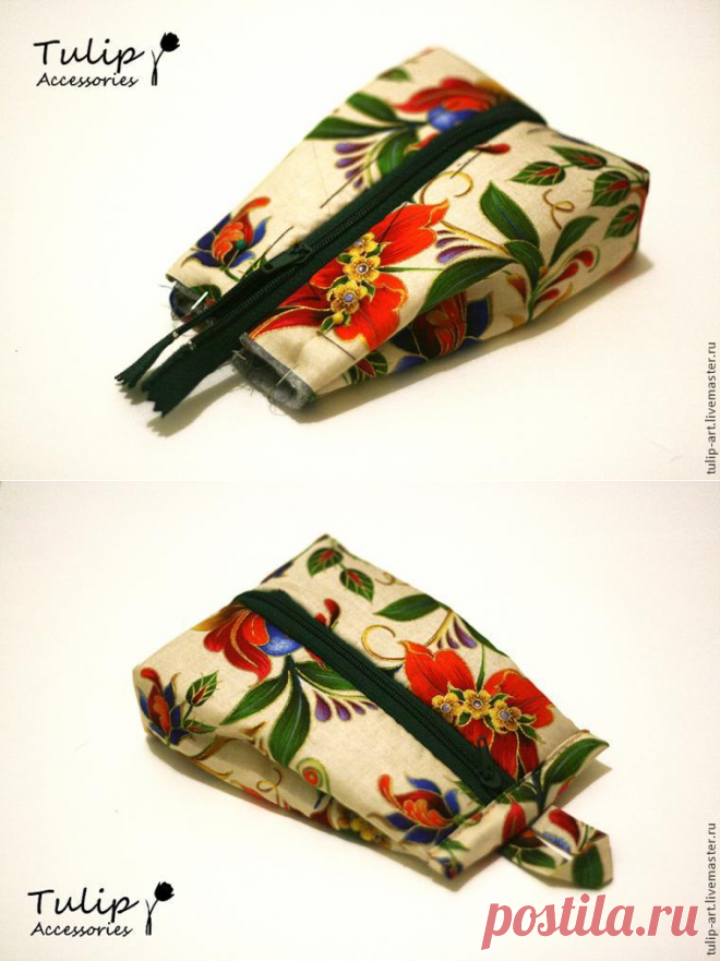 Мастер-класс: Сумочка-косметичка - Ярмарка Мастеров - ручная работа, handmade